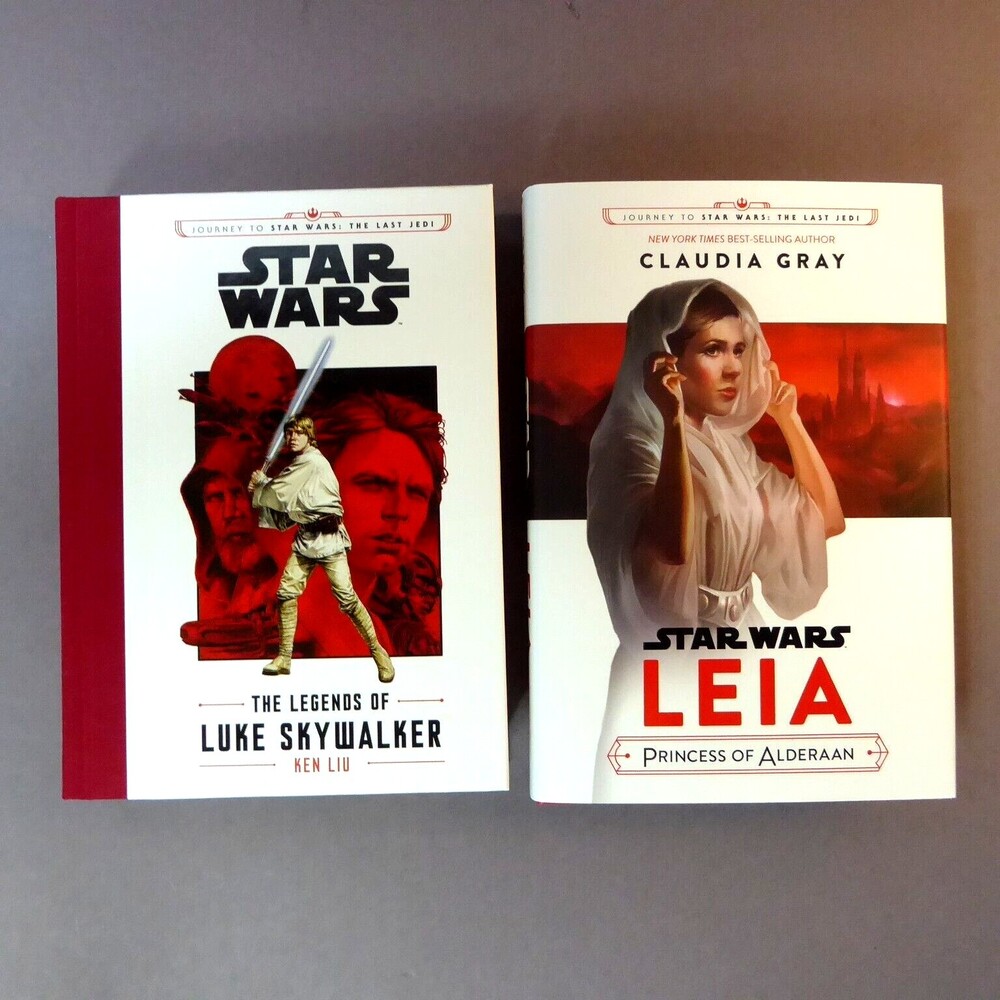 Star Wars Leia Princess of Alderaan & The Legends of Luke Skywalker, Lot 2 Books